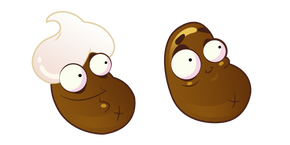 Plants vs. Zombies Latte Bean and Coffee Bean Cursor