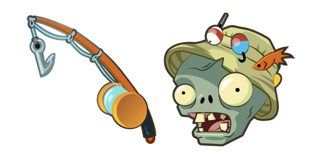 Plants vs. Zombies Fisherman Zombie курсор