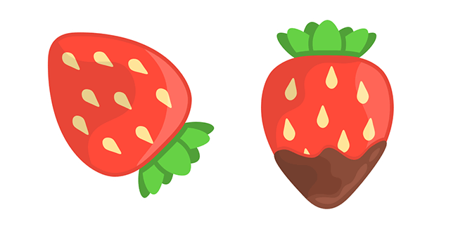 Strawberry with Chocolate Cursor