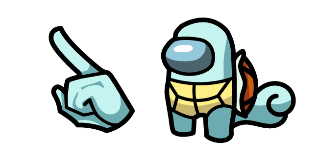 Among Us Squirtle Character курсор