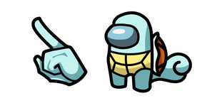 Among Us Squirtle Character Cursor