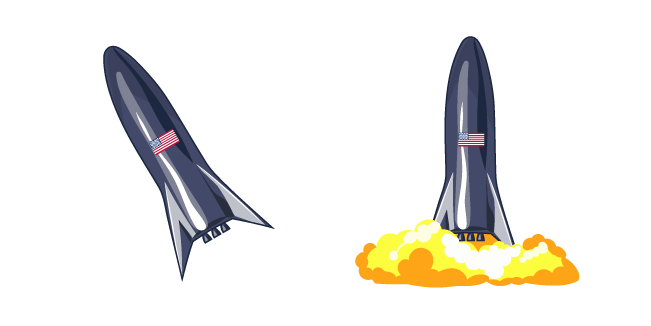 SpaceX Starship курсор