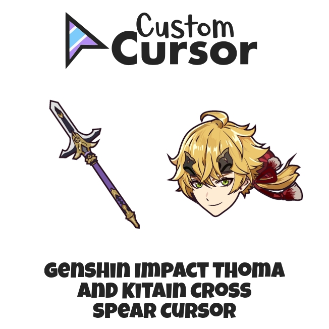 Genshin Impact Thoma and Kitain Cross Spear cursor – Custom Cursor