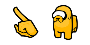Курсор Among Us Adventure Time Jake Character