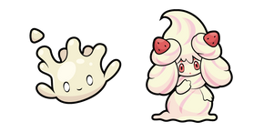 Pokemon Alcremie and Milcery cursor