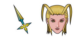 Kingdom Hearts Larxene and Foudre Cursor