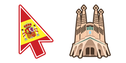 Курсор Spain la Sagrada Familia