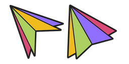 Colored Triangles Cursor