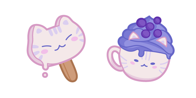 Cute Ice Cream Cats курсор