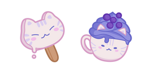 Курсор Cute Ice Cream Cats