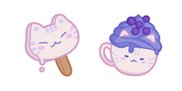 Курсор Cute Ice Cream Cats