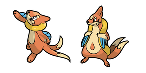 Pokemon Floatzel and Buizel Curseur