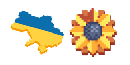 Ukraine and Sunflower Cursor