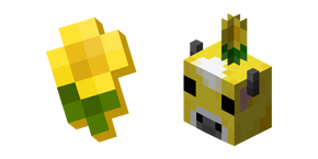 Minecraft Moobloom and Buttercup Curseur