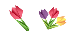 Курсор Origami Tulips