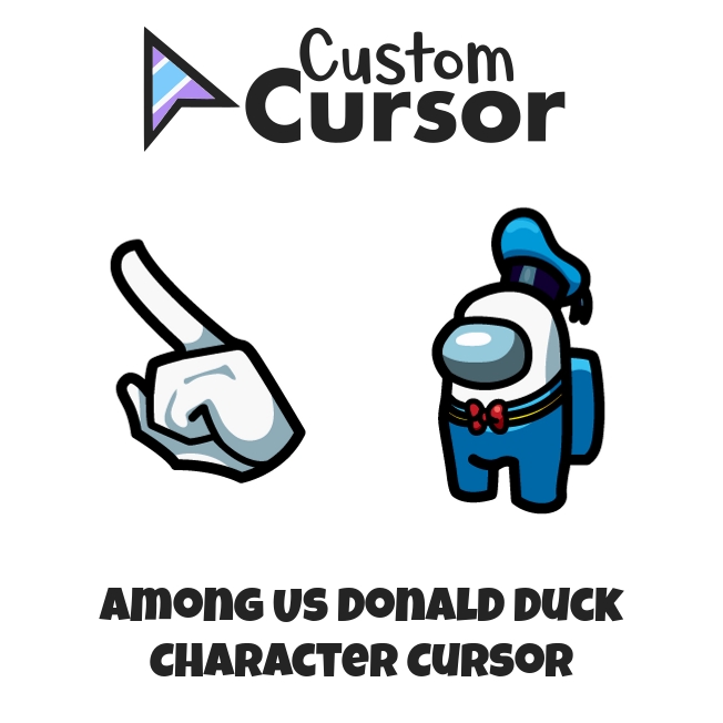 among-us-donald-duck-character-cursor-custom-cursor