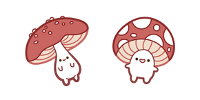 Курсор Cute Fly Agaric Mushrooms