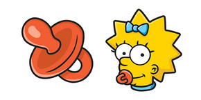 The Simpsons Maggie Pacifier cursor