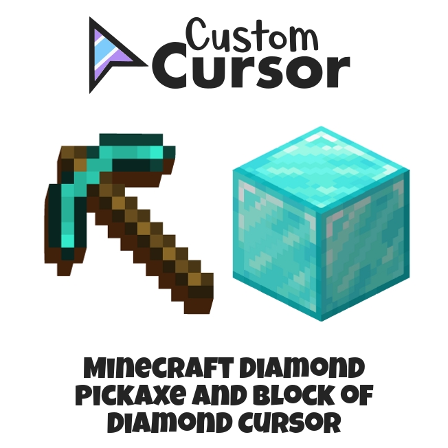 minecraft steve with diamond pickaxe