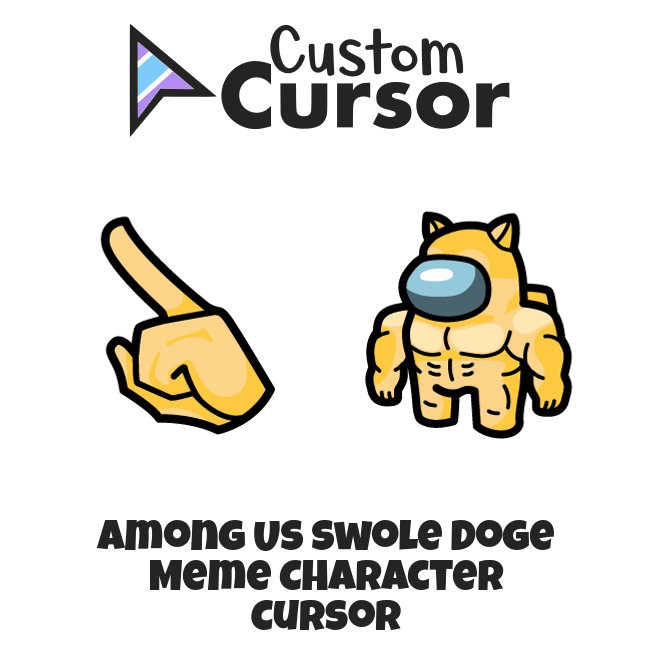 Among Us Swole Doge Meme Character cursor – Custom Cursor