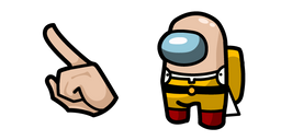 Among Us One-Punch Man Saitama Character Cursor