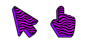 Purple Zebra Curseur