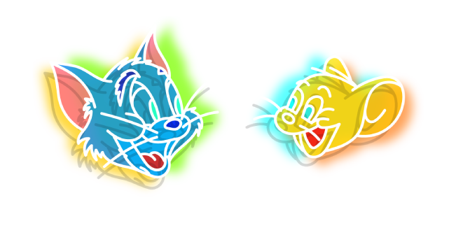 Neon Tom and Jerry Cursor