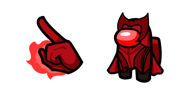 Among Us Scarlet Witch Character Cursor