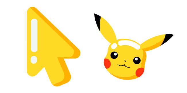 Handsome Pikachu Meme cursor – Custom Cursor