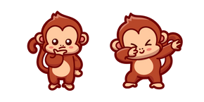 Курсор Cute Dabbing Monkey