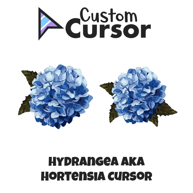 Hydrangea aka Hortensia cursor – Custom Cursor