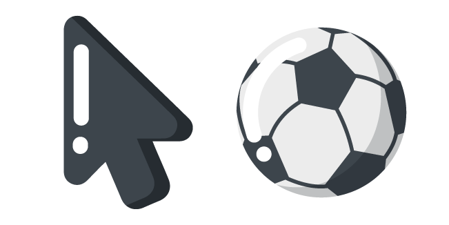 Minimal Soccer Ball Cursor