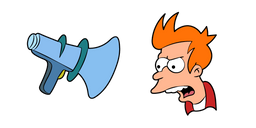 Futurama Philip J. Fry and Speaker Curseur