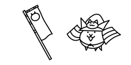 The Battle Cats Samurai Cat Cursor