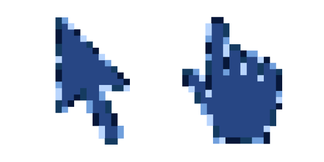 Blueberry Pixel Cursor