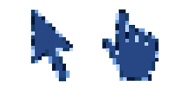 Blueberry Pixel Cursor