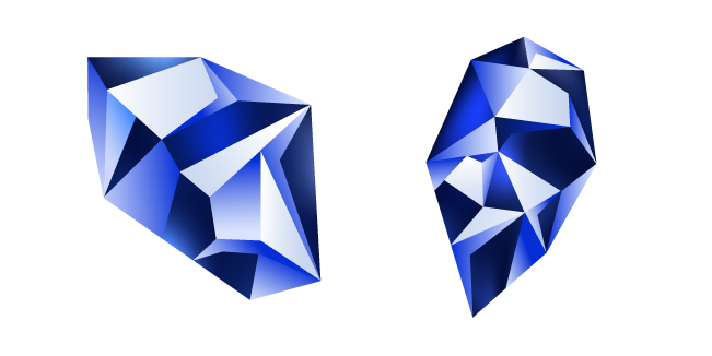 Blue Sapphire Crystal Cursor