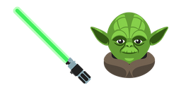 Star Wars Yoda Lightsaber Curseur