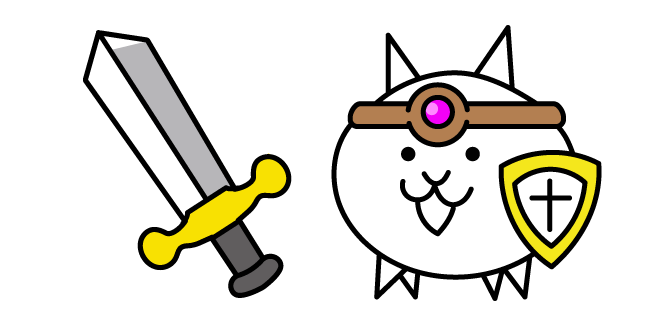 The Battle Cats Brave Cat Cursor Custom Cursor