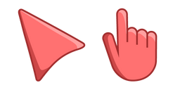 Coral Pink Cursor