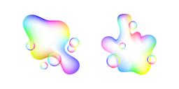 Rainbow Soap Bubbles Cursor