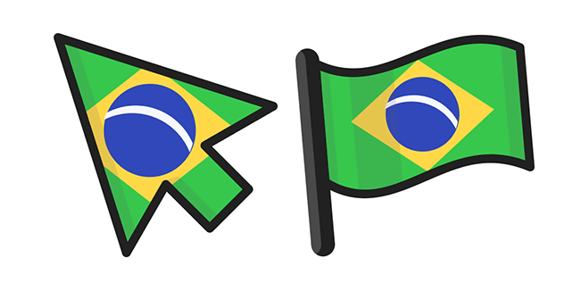 Brazil Flag курсор