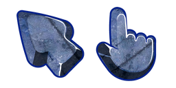 Materials Blue Quartz Cursor