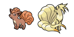 Pokemon Vulpix and Ninetales Cursor