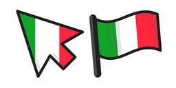 Italy Flag Curseur