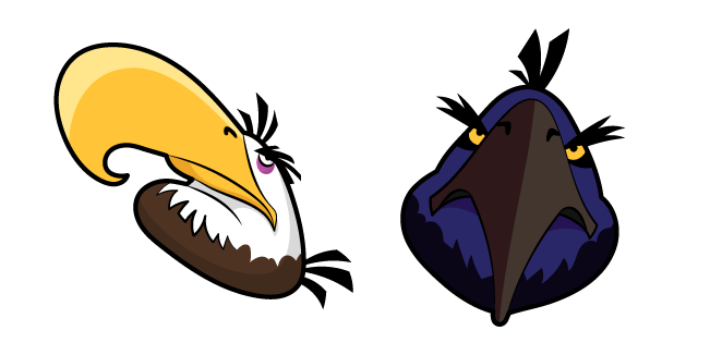 Angry Birds Mighty Eagle and Space Eagle Cursor