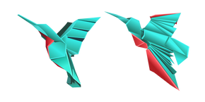 Origami Hummingbird Curseur