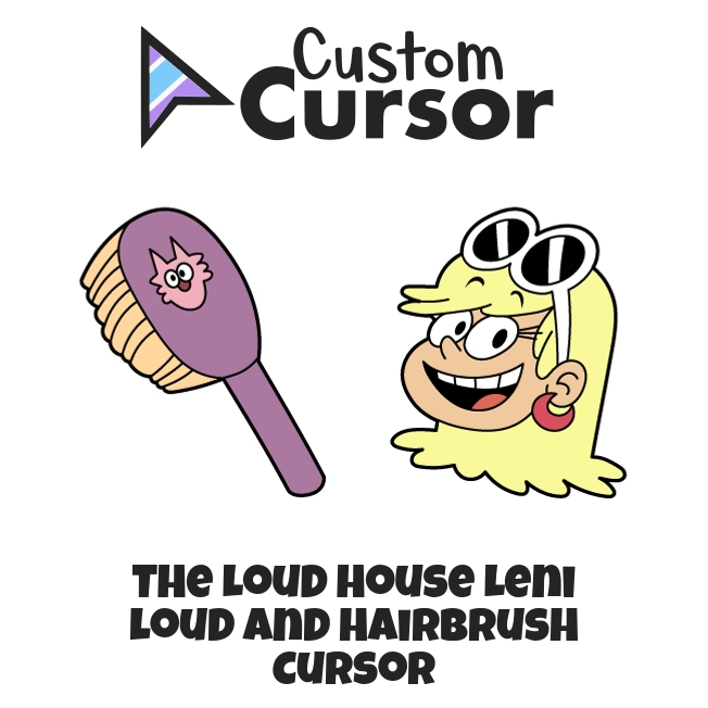 The Loud House Leni Loud & Phone Cursor - Sweezy Cursors