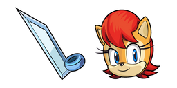 Sonic Princess Sally Acorn Cursor