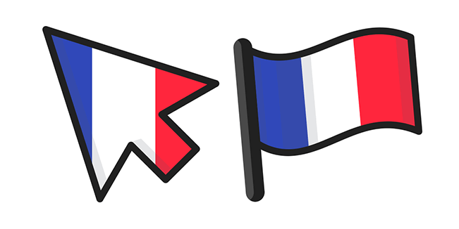 France Flag курсор